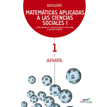 Matemáticas Aplicadas CCSS I Bachillerato Anaya