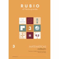 Cuaderno Matemáticas 3 Rubio Evolución