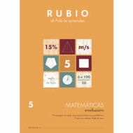 Cuaderno Matemáticas 5 Rubio Evolución
