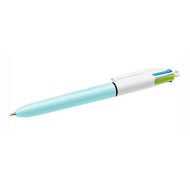 Boligrafo bic cuatro colores pastel