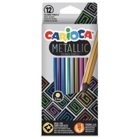 Lápices Carioca Metallic Caja 12 colores