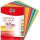Cartulina Colores Surtidos Fuertes II FixoPaper Din-A4 Pack 50