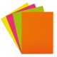 Papel color naranja fluorescente paquete 100 din A4