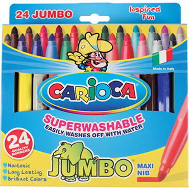 Comprar Rotuladores Jumbo 12 Colores Carioca · Carioca · Hipercor