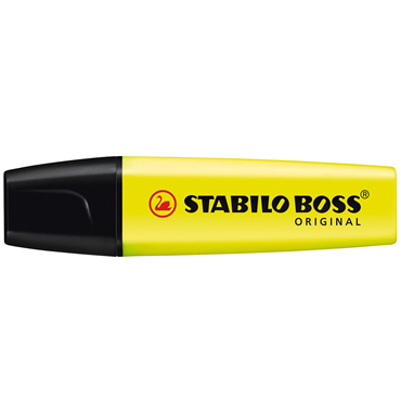 rotulador fluorescente stabilo boss amarillo