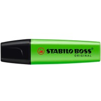 Rotulador stabilo boss fluorescente 70 verde