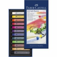 Tiza Pastel Blando Faber Castell 12 colores 