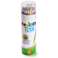 Lápices Carioca Tita tubo de 36 colores